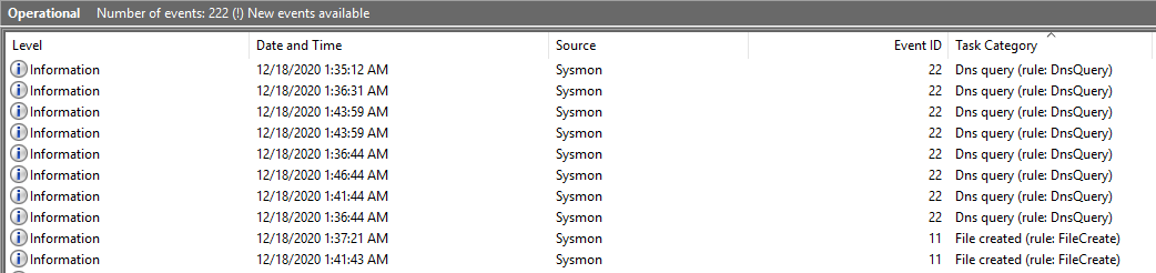 Sysmon Logs